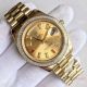 Swiss Rolex DayDate Gold Case Knockoff Watch Diamond Bezel (2)_th.jpg